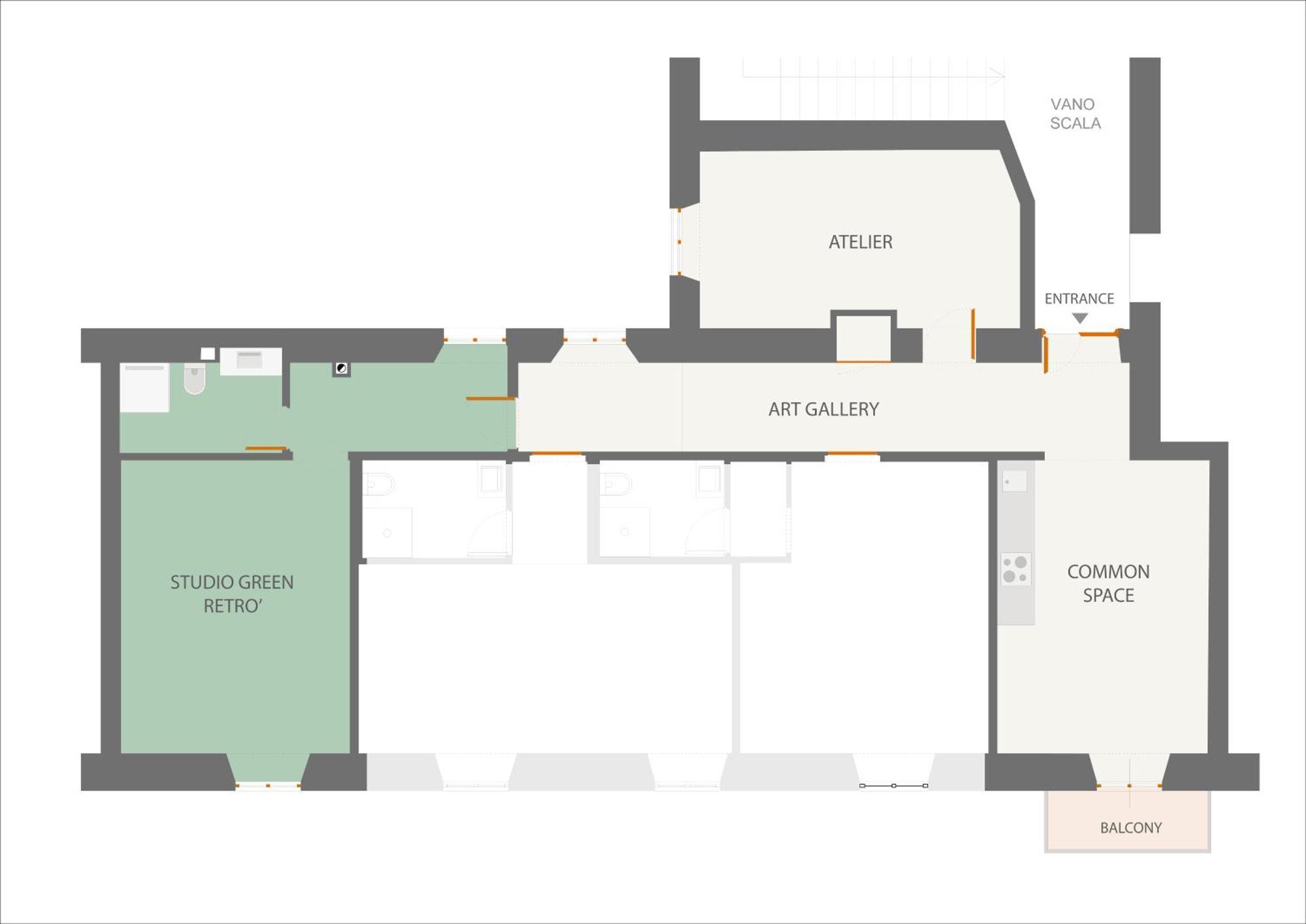 Art Lab Residence Roma Rom bilde